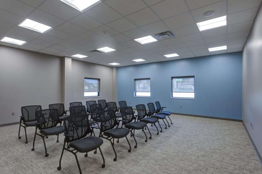 Conference room with chairs